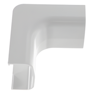 Esquinero interior | Canaleta LD5 | ABS | UL94V-0 FT4 | 0-50°C | 90° | Blanco