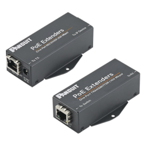 Kit de Extensor PoE|PoE+, Hasta 610 Metros (2000 ft) con Cable Cat5e o Cat6, 10|100Mbps, Incluye Transmisor, Receptor y Fuente de Alimentación