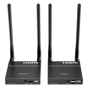 Extensor HDMI Inalámbrico | 4K@60Hz 4096x2160 | KVM Integrado | Banda 5G | Alcance 50 m (164 ft) | 1 a 4 Pantallas