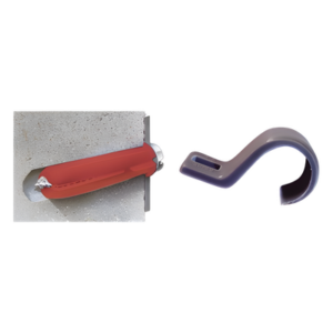 Kit de 8 grapas, 8 taquetes y 8 tornillos para sujetar conductores redondos o tubo en muro (para tubo de 1|2) (2104-07240)