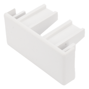 Tapa final color blanco de PVC auto extinguible, para canaleta TMK1735, TMK1735SD (5390-02001)