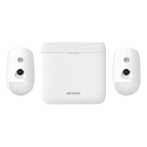 (AX PRO) KIT de Alarma AX PRO | Incluye: 1 Hub con GSM 3G|4G y Batería de Respaldo | 2 Detectores de Movimiento con Cámara (PIRCAM) | Compatible con Hik-Connect P2P