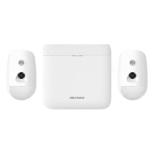(AX PRO) KIT de Alarma AX PRO | Incluye: 1 Hub con Batería de Respaldo | 2 Detectores de Movimiento con Cámara (PIRCAM) | Compatible con Hik-Connect P2P