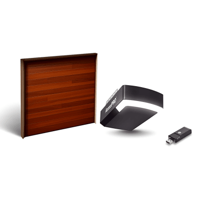 KIT COMPLETO Incluye |Puerta D| Garage | APDOORGF 9x8 Pies | Lisa Linea Central | Color blanco | Insulada | Interfase ACCESSWIFI | Motor FS1000M | 1|2HP | Fuerte|Silencioso|Luz LED|Motor DC .
