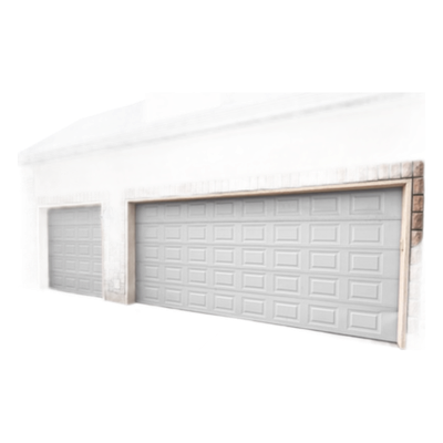 Sección P | Puerta Garage | Cuadro Corto | Color blanco P | GARAGE167SC | Estilo Americana.
