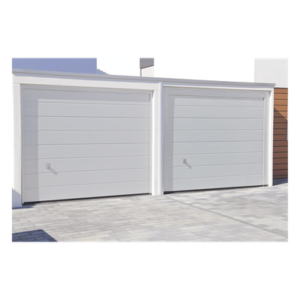 Puerta de Garage de Alta Calidad | Linea Central | Color Blanco 14X7 pies, AISLADA, Estilo Americana.