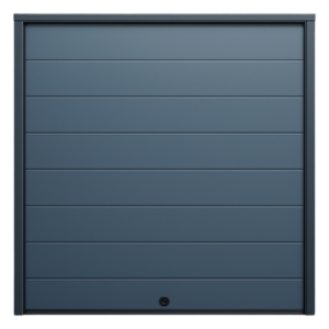 Puerta D | Garage D | Alta Calidad | Linea Central | Color GRIS | acabdo DELUXE | 16X9 pies | AISLADA | Estilo Americana.