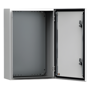 Gabinete de Uso Exterior | IP66 | NEMA 4|12|13 | IK10 | Acero Dulce 1.5 mm | 600 x 400 x 210 mm (23.62 x 15.75 x 8.27 in) | Platina de Montaje