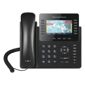 Teléfono IP Empresarial | 12 Líneas | 6 Cuentas SIP | Pantalla LCD Color 4.3 pulgadas | Bluetooth | Dual Gigabit | PoE | 48 Teclas BLF Programables