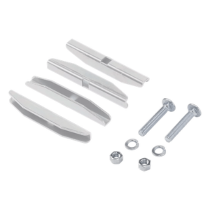 Kit de Empalme para Escalerilla | Acero Calibre 12 | 2.66 mm | Recubierto en Polvo Blanco | 1.02 lb (0.46 kg)