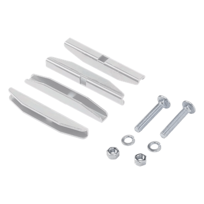 Kit de Empalme para Escalerilla | Acero Calibre 12 | 2.66 mm | Recubierto en Polvo Blanco | 1.02 lb (0.46 kg)