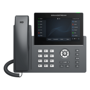 Teléfono IP | 12 Líneas | 24 Teclas Programables | Wi-Fi 6 | PoE | Pantalla LCD 4.3 Pulgadas | Bluetooth | Audio HD