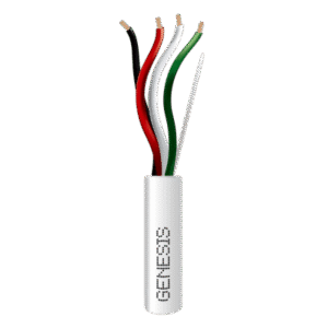 Cable de Alarma de Incendio | 4x16 AWG | Blindado Plenum | 305 m (1000 ft) | FPLP | Rojo
