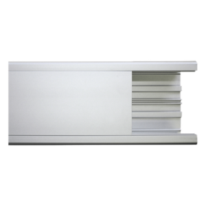 Canaleta de aluminio | 99 x 72 mm | 3 m (9.84 ft) | Área 6,334 mm² | -20°C a 120°C