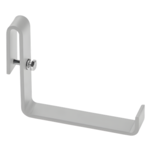 Soporte en L para Escalerilla | Separación de Cables de Alimentación | Acero Recubierto en Polvo | 0.19 in de Espesor | Color Blanco RAL 9005