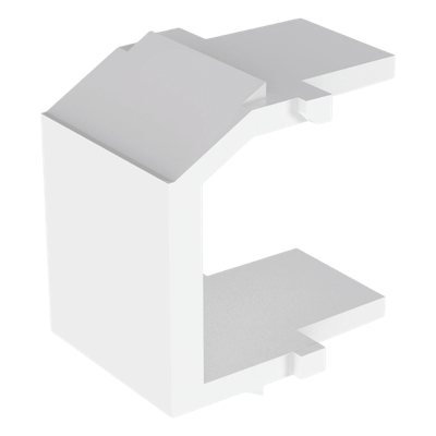 Módulo de Tapa Ciega | Keystone | 1 Espacio | 0.87' x 0.64' x 0.79' | ABS | ROHS