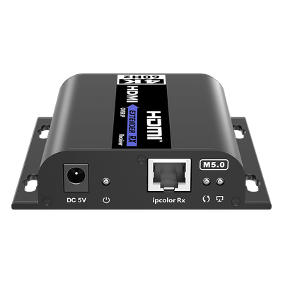 Receptor Extensor HDMI sobre IP | 4K@60Hz | Alcance 120 m (393.7 ft) | HDMI 2.0 | HDCP 2.2 | 18 Gbps | IR Bidireccional | Matriz 256x256