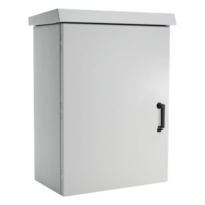 Gabinete de Pared para Exterior | 12 UR | 600 mm de Ancho | 500 mm de Profundidad | Aluminio | IP66 | NEMA 4|12|4X|3|3R