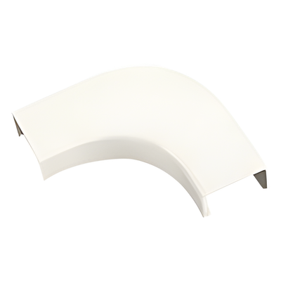 Curva de radio controlado | Canaleta LD5 | ABS UL94V-0 FT4 | Blanco mate | 0 a 50°C