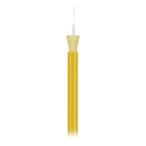 Cable de Fibra Óptica Monomodo OS2 | 1 Fibra G.657.A1 | Tight Buffer 900µm | Riser OFNR | 2mm | 6.56 pies radio curvatura
