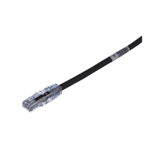 Cable de Parcheo TX6, UTP Cat6, 24 AWG, CM, Color Negro, 2.13 Metros (7 Pies)