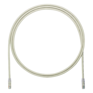 Cable de Parcheo UTP, Cat6A, 24 AWG, CM, Color Gris, 2.13 Metros (7 Pies)