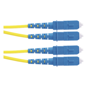 Jumper de Fibra 脫ptica Monomodo | OS2 9|125 | SC-SC Duplex | OFNR Riser | LSZH | 5 m (16.40 pies) | Amarillo