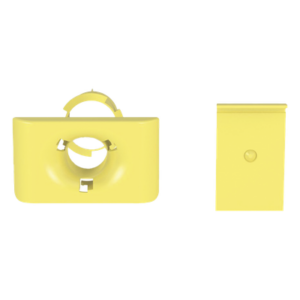 Accesorio de Salida a Tubo | 1.5 in (38 mm) | Canaletas 4x4, 6x4, 12x4 | Color Amarillo | PC|ABS | Telcordia GR-63-CORE