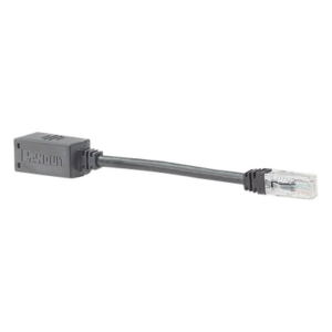 Adaptador de seguridad anti-desconexión | Cat 6A UTP | CM | 20.3 cm (8 pies) | Jack a Plug