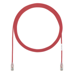 Cable de Parcheo Cat6 UTP | 28AWG Diámetro Reducido | 1.52 m (5 Pies) | LSZH-CM | Rojo