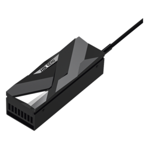 Disipador de Calor Activo para SSD M.2 2280 | Aleación de Aluminio | Ventilador PWM | Reducción ≤30°C | 4 Pines | 73 x 22 x 9 mm
