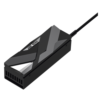 Disipador de Calor Activo para SSD M.2 2280 | Aleación de Aluminio | Ventilador PWM | Reducción ≤30°C | 4 Pines | 73 x 22 x 9 mm