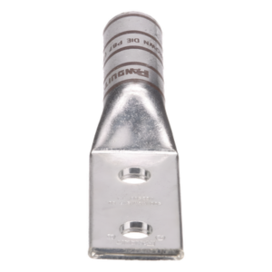Zapata de compresión LCC500-12-6 para cal. 500 Kcmil, Doble barreno para tornillo prisionero de 1|2, Espaciado de orificios 44.5mm, 1 Pz