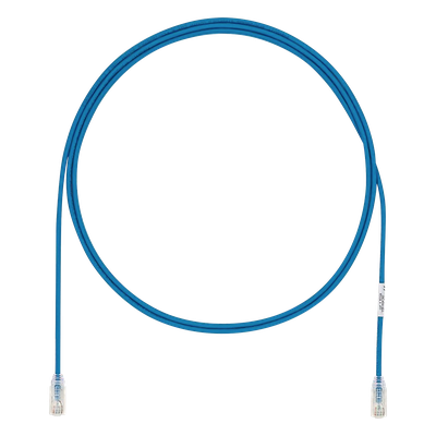 Cable de Parcheo UTP | Cat6A | 28AWG Diámetro Reducido | CM-LSZH | 15.24 m (50 pies) | Azul