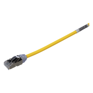 Patch Cord Cat6A | 28 AWG | S|FTP Blindado | CM|LS0H | 20 cm (0.66 ft) | Amarillo