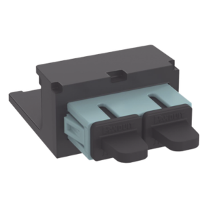 Módulo Acoplador | SC Duplex | Fibra Multimodo OM3|OM4 | Mini-Com | Cerámica Zirconia | Color Aqua