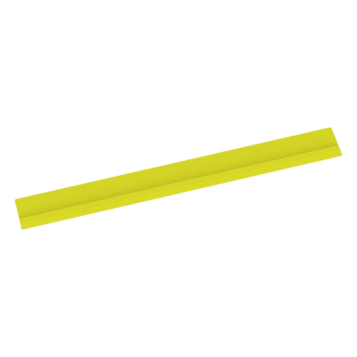 Tapa Con Bisagra a Presión Para Canaleta FiberRunner™ FR12X4YL6, de PVC Rígido, Color Amarillo, 1.8 m de Largo