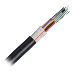 Cable de Fibra Óptica | 24 Hilos | Monomodo OS2 | Planta Externa | Dieléctrico | 250 µm | Bloqueo de Agua en Seco | 0.40 in (10.16 mm)