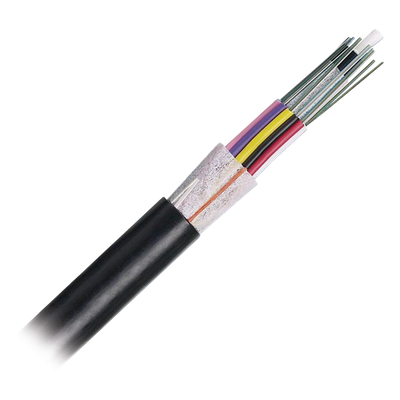 Cable de Fibra Óptica | 24 Hilos | Monomodo OS2 | Planta Externa | Dieléctrico | 250 µm | Bloqueo de Agua en Seco | 0.40 in (10.16 mm)