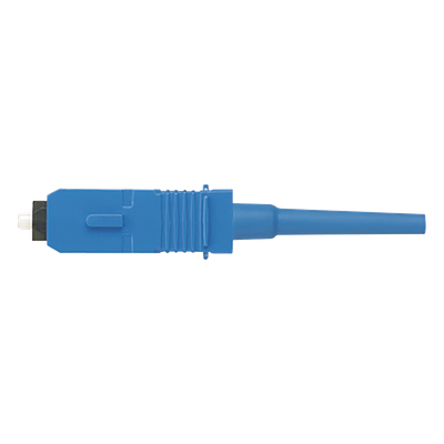 Conector de Fibra Óptica SC Simplex | Monomodo 9|125 OS2 | Pre-pulido | Color Azul | Tight Buffer 900μm