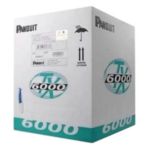 Bobina de Cable UTP 305 Metros (1000 Pies) de Cobre, TX6000™ PanNet, Reelex, Blanco, Categoría 6 Mejorado (23 AWG), PVC (CM), de 4 Pares