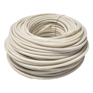 Cable Doble Aislado para Cercas Electrificadas | Bobina 25 m (82 ft) | Calibre 22 | Anti-UV | Multifilar Flexible