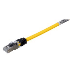 Patch Cord Cat6A | Blindado S|FTP | 26 AWG | 500 MHz | 3 m (9.8 ft) | LS0H | Amarillo
