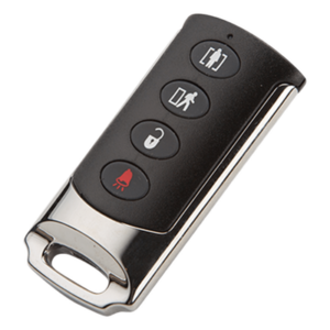 Llavero Remoto Inalámbrico 4 Botones | Uso Rudo | Armado Total|Parcial|Desarmado|Pánico | 433.92 MHz | Batería 5 Años | Compatible DSC Power Series