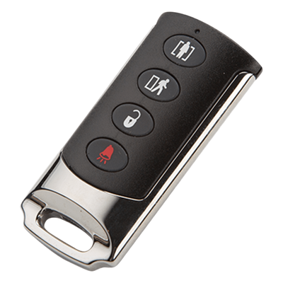 Llavero Remoto Inalámbrico 4 Botones | Uso Rudo | Armado Total|Parcial|Desarmado|Pánico | 433.92 MHz | Batería 5 Años | Compatible DSC Power Series