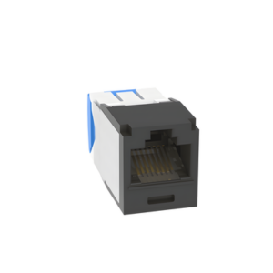 Conector Jack RJ45 | Categoría 6A | Sin Blindaje | Terminación sin Impacto | Gel Anti-Corrosión | 22-26 AWG | Negro