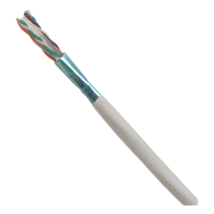 Bobina de Cable UTP de 4 Pares, Cat6A, 23 AWG, CMP (Plenum), Color Blanco, 305m