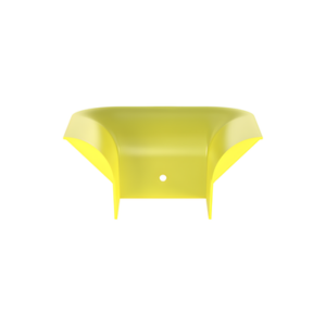 Accesorio de Control de Radio de Curvatura, Para Bajadas de Cable con Canaletas FiberRunner 4x4, Color Amarillo