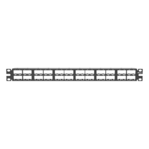 Panel de Parcheo Modular | 48 Puertos | 1 UR | Alta Densidad | Sin Blindaje | Rack 19 Pulgadas