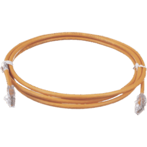 Cable de Parcheo UTP Cat6 | 24 AWG | 1 Pie (0.3 m) | Clasificación CM | 2500 Ciclos | 50 µm Oro